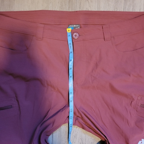 Eddie Bauer First Ascent Rose colored Ankle Capris Sz 16 - Picture 7 of 14